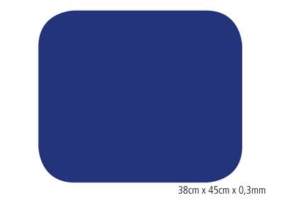 Dycem® Non-slip firkant 38 x 45 x 0,3 cm blå