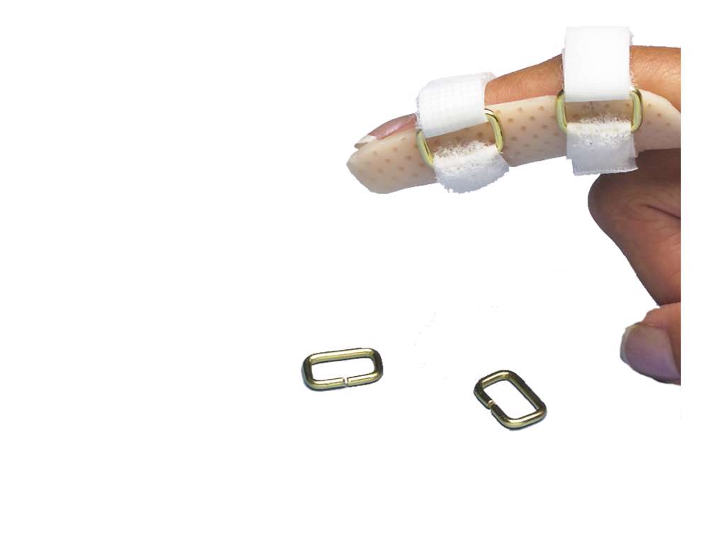 Small Metal D-Ring 1/2" (25)