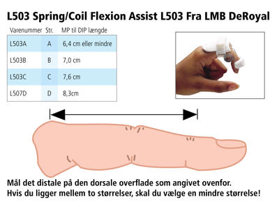 Spring/Coil Flexion Assist L503 Fra LMB DeRoyal