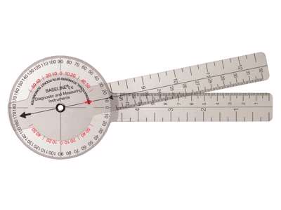 Baseline Goniometer 360 grader 20 cm
