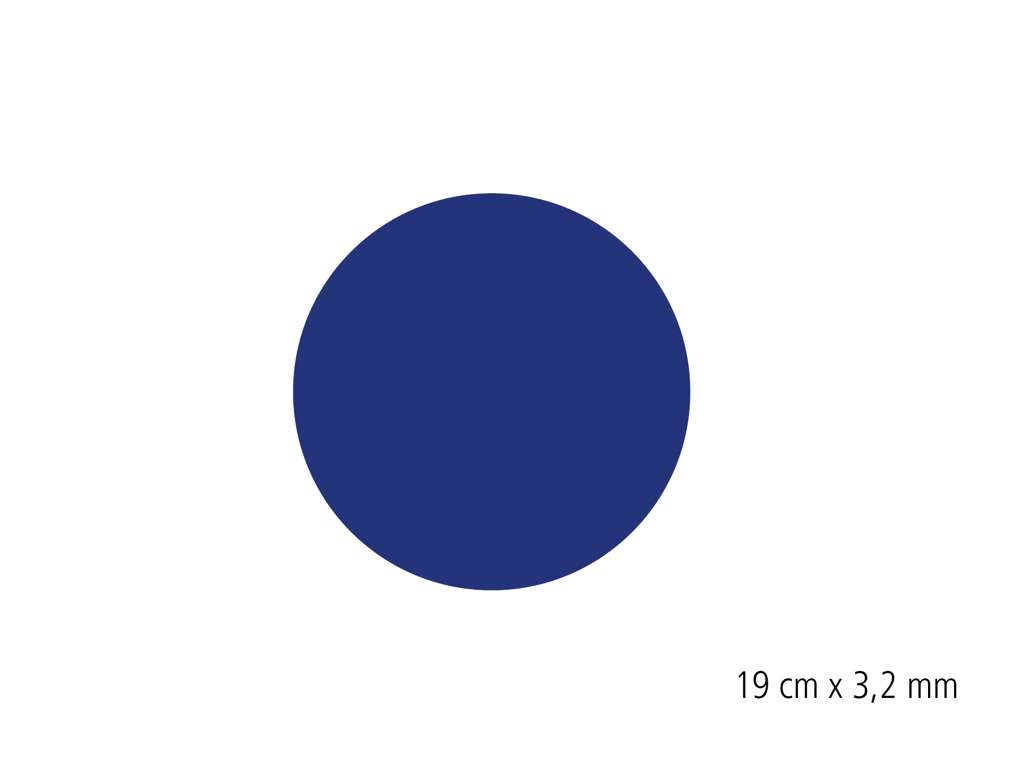 Dycem® Round blå Non-slip - 19 x 0,32 cm