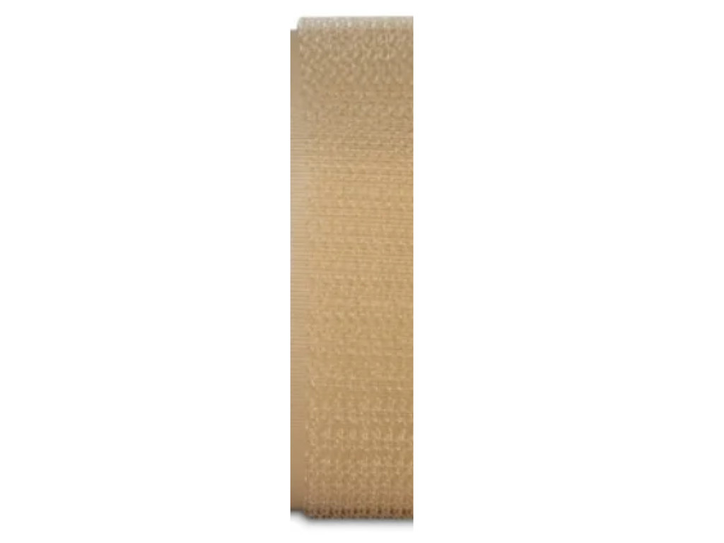 Velcro S/B Loop 2,5 cm x 9,1 meter. Beige