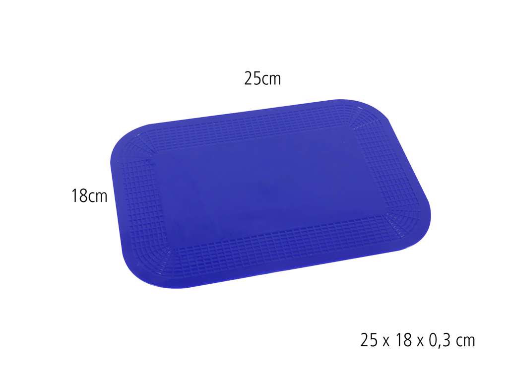Dycem® Non-slip firkant 25 x 18 x 0,3 cm - 1 stk. blå